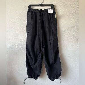 Aeropostale Black Baggy Parachute Pants